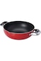 Non Stick Wok Pan By Royalford, Aluminum, Red, 26 CM, RF-324 WP26