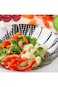 Folding Stainless Steel Vegetable Steamer Basket, Silver