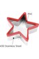 Set Of 3 Star Cookie Cutter,Shape Cutters For Food Kids Biscuit Cutter Star Shape Cutters For Sandw