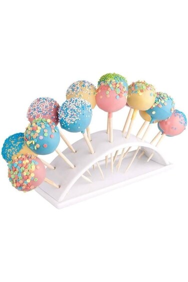 Hit Porcelain Pop Cake Holder for Lollipops 12-Pieces, 23 cm x 8 cm x 7 cm Size