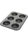 قالب مافن صغير من لامبرت بستة قوالب (318110023، رمادي)
