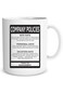 كوب سياسات شركة Funnwear - فكرة هدية للموظفين وزملاء العمل والمدير، أكواب قهوة سيراميك سعة 11 أونصة -