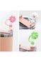 Meitesti Flower Straw Cover Cap for Stanley Cup Silicone Straw Topper Compatible with 30 and 40 Oz