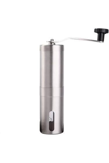 Manual Coffee Bean Grinder Stainless Steel Hand Coffee Mill Ceramic Burr for Aeropress, Drip Coffee