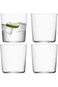 LSA International GI17 Gio Tumbler (Small) 390ml Clear x 4