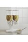 Alberto Double Cereal Dispenser White Color
