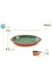 Luksyol Terracotta Oval Oven Tray (WH) dTerracotta Oval Oven Tray With Handle - Colored-Set of 2