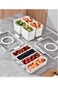 Andgogo Fruit Vegetable Storage Containers Fridge Refrigerator Organizer, Produce Storage Container