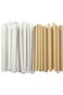 AYF 100Pcs Pointed Paper Boba Straws, Individually Wrapped, 4-Layer Heavy Duty, 12mm Biodegradable