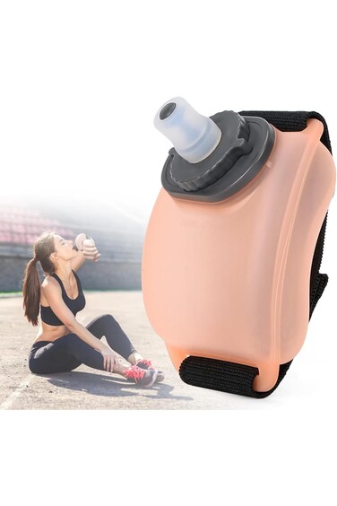 Portable Running Water Bottle Handheld, Adjustable Wrist Sports Water Bottles, Reusable Leak Proof