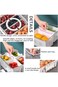 NEEMAY Refrigerator Organizer Box, Food Storage Container Fruit Storage Container for Fridge with 4