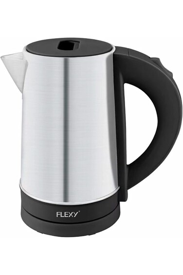 Flexy electric kettle .0.8l - concealed coil stainless steel kettle-2 years warranty