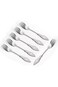 SOLETER Stainless Steel Dinner Fork With Mirror Polish   6 Pieces Fruit Forks   Dessert Pastry Sala
