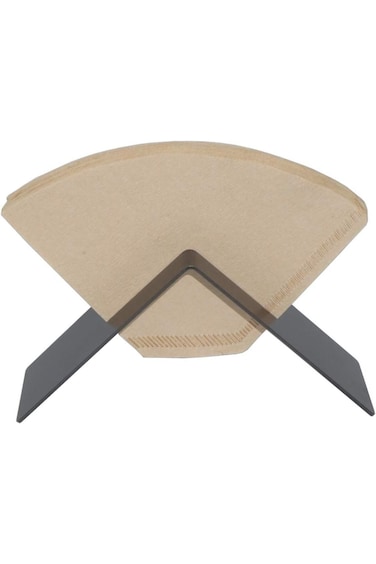Stainless Steel Coffee Filter Holder Coffee Paper Storage Rack Coffee Filter Paper Container Stand