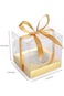 Chanskyu 12 Pack Individual Cupcake Containers, Transparent Single Clear Cupcake Carrier Holder Box