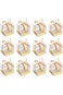 Chanskyu 12 Pack Individual Cupcake Containers, Transparent Single Clear Cupcake Carrier Holder Box
