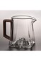 MIBRU V60 Wood Handle Heat Resistant Glass Pot   Pour Over Coffee Tea Server   Kettle Teapot   Hand