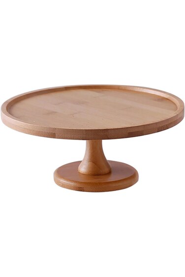 حامل كيك من أونبوستن، حوامل حلويات، حامل كيك بغطاء مقبب، طبق كيك من خشب الأكاسيا مع غطاء، خشب