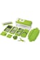 Gluckluz Vegetable and Fruit Cutter for Kitchen (12 Pieces)