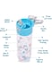 Eazy Kids Lunch Box and Tritan Water Bottle w/Snack Box, Shark - Blue, 450ml