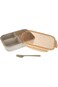 Nessan Wheat Fiber Lunch Box For Adults Lunch Containers For Kids 3 Compartment Lunch Box Food Cont