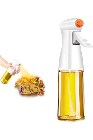Oasisgalore 210ml Glass Olive Oil Sprayer for Cooking &ndash; Oil Dispenser Bottle Spray Spray &ndash; Refillab