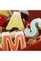 Alphabet Letter Cookie Cutters Set, Stainless Steel 3D Letters Shaped Biscuit Cutters, DIY Cake Dec
