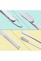 Cooking Tweezer Tongs, Stainless Steel 12" Kitchen Pointed Round Head Tweezers with Precision Serra