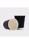CUPZI 50 Pack 8 oz Insulated Ripple Triple Wall Paper Coffee Cups with Black Lids, Premium Disposab