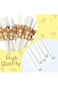 TERRIFI 60 Pcs Bear Paper Straws, Eco-Friendly Disposable Drinking Straws for Spring Birthday, Baby