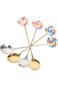 Excefore 4Pcs lollipop coffee scoop, decorative coffee spoon, stainless steel spoon kitchen spoon s