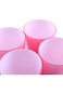 Royalford Acrylic Plain Shape Glass 4 Piece Set, Pink