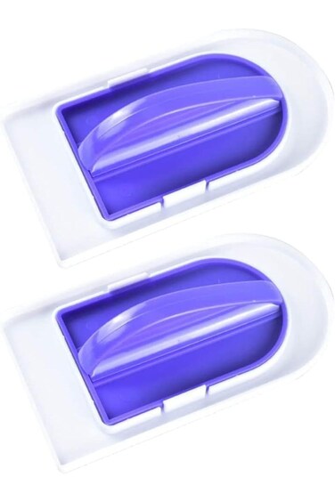 SYOSI 2Pcs Fondant Smoother Cake Scraper Smoother for Cake Decoration Sugar Craft Scraper Paddle To