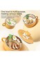 Stainless Steel Noodle Bowl Set, Cartoon Cat Instant Ramen Noodle Bowl with Lid, Japanese Ramen Bow
