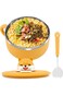 Stainless Steel Noodle Bowl Set, Cartoon Cat Instant Ramen Noodle Bowl with Lid, Japanese Ramen Bow