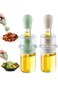 Andtooy Glass Olive Oil Dispenser Bottle With Silicone Brush 2 In 1,Silicone Dropper Measuring Oil