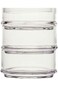 Parfait 3-Tier Elegant And Sturdy Glass Candy Jar With Lid Clear 22X12CM Y114-Yj038
