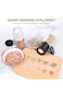 NALACAL Salt and Pepper Grinder Set of Two, Salt and Pepper Shakers with Adjustable Ceramic Core&amp; G