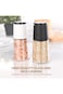 NALACAL Salt and Pepper Grinder Set of Two, Salt and Pepper Shakers with Adjustable Ceramic Core&amp; G