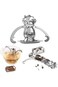 2Pcs Monkey Shape Stainless Steel Tea Ball, Cute Infuser Ball Strainer Filter for Loose Tea