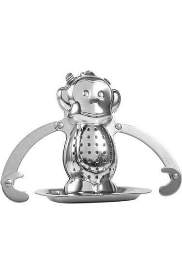 2Pcs Monkey Shape Stainless Steel Tea Ball, Cute Infuser Ball Strainer Filter for Loose Tea