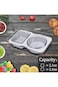 TNTAIAHL 15 Sets Double Compartment Condiment Container With Lids, Reusable Snack Container for Sau