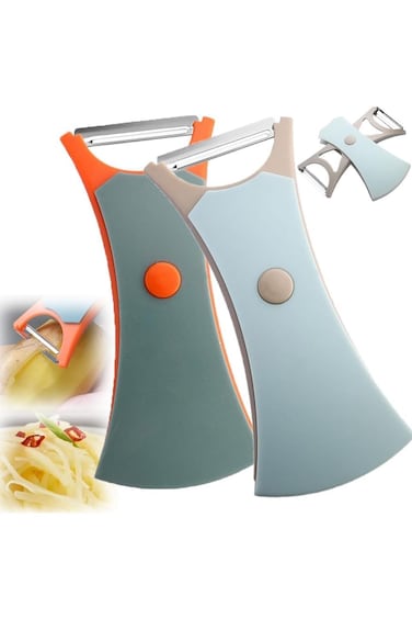 2 In 1 Fruit Peeler, Stainless Steel Vegetable Peeler Potato Vegetable Peeler for Kitchen
