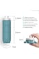 Collapsible Water Bottles Cups Leakproof Valve Reusable BPA Free Silicone Foldable Travel Water Bot
