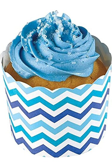 BLUE PAPER SNACK CUP LARGE 24PCS