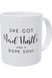 Willcallyou Mad Hustle Soul Birthday For Mom and Boss Lady Mother Hustler 11 Ounces Coffee Mugs For