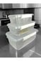 Food Container Set of 3 Food Storage Containers with Lids 2L,3L,5L GlobalANRD-028