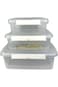 Food Container Set of 3 Food Storage Containers with Lids 2L,3L,5L GlobalANRD-028