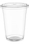100 Sets Plastic Cups With Lids, Smoothie Cups, Milkshake Cups - 16 oz