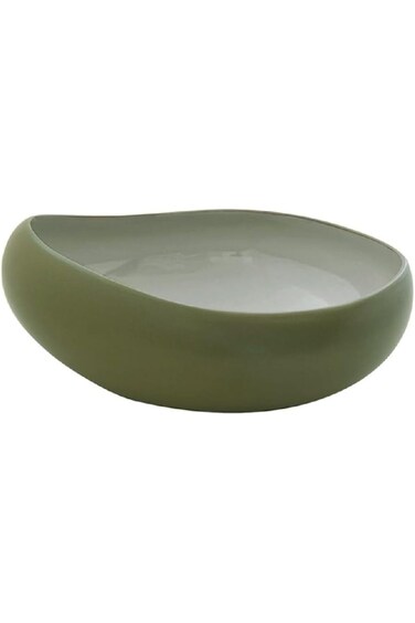 Easy Life Organica Dishwasher Safe Stoneware Ceramics Salad Bowl Green 22cm R2655#ORGR